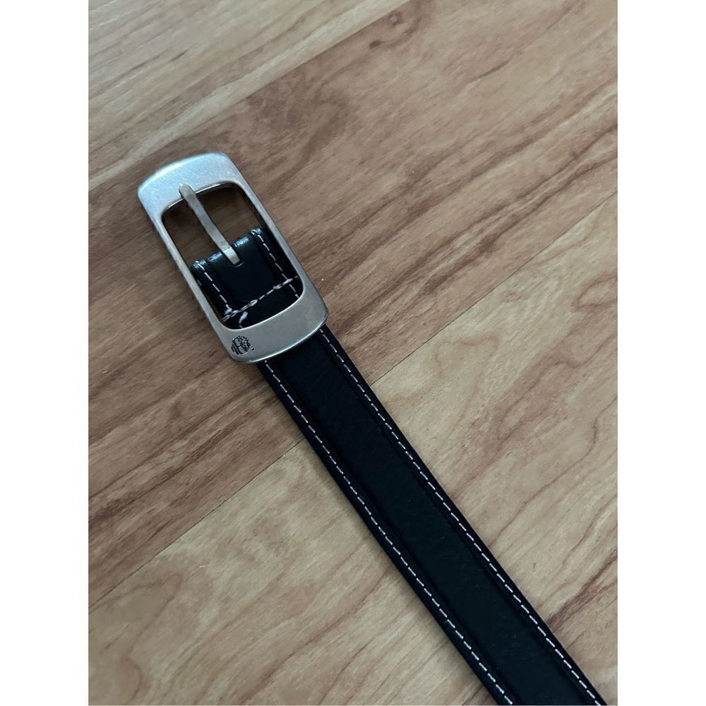 Timberland black belt small total 38 inches
